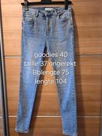 Goodies stretch jeans maat 40 licht blauw, Blauw, Ophalen of Verzenden, Zo goed als nieuw, W30 - W32 (confectie 38/40)