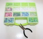 COMPLETE SET Sieraden maken kralen kraaltjes + tang + draad, Hobby en Vrije tijd, Kralen en Sieraden maken, Ophalen of Verzenden