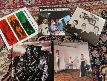 The Jam - verzameling 5 lp's beschikbaar voor biedingen