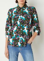 Studio anneloes bobby leaf blouse M army/fuchsia, Maat 38/40 (M), Ophalen of Verzenden, Zo goed als nieuw, Roze