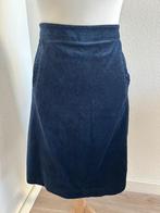 King Louie - maat 40 - marine fluweel rok 2590, Kleding | Dames, Maat 38/40 (M), Blauw, Ophalen of Verzenden, Zo goed als nieuw