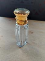 Antiek Gouden Parfumflesje - Gerestaureerd, Antiek en Kunst, Antiek | Glas en Kristal, Ophalen of Verzenden