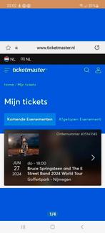 Bruce Springsteen Goffert park Nijmegen 27 juni '24 2x rear, Tickets en Kaartjes, Concerten | Pop, Juni, Twee personen