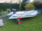 Rubberboot Quicksilver 340 airdeck mercury 6pk viertakt, Watersport en Boten, Accessoires en Onderhoud, Ophalen, Zo goed als nieuw