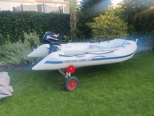 Rubberboot Quicksilver 340 airdeck mercury 6pk viertakt, Watersport en Boten, Accessoires en Onderhoud, Zo goed als nieuw, Overige typen