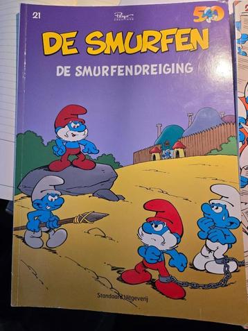 2 x stripalbum De Smurfen nr. 21 + 23 zeer nette staat beschikbaar voor biedingen