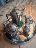 vintage zilversteen thee/koffieservies, Antiek en Kunst, Antiek | Keramiek en Aardewerk, Ophalen of Verzenden