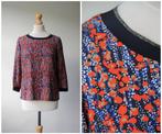 Sandwich - NIEUW / prachtige top / blauw rood / maat 36, Kleding | Dames, Tops, Nieuw, Lange mouw, Maat 36 (S), Sandwich