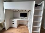 Complete hoogslaper IKEA SMÅSTAD. Bed + bureau + kledingkast, Ophalen, 90 cm, Eenpersoons, Wit