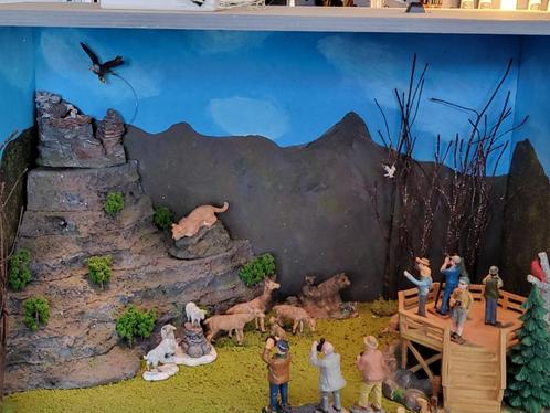 Lemax Diorama voor kerstdorp, Diversen, Kerst, Gebruikt, Ophalen of Verzenden