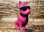 Beeld franse bulldog met zonnebril., Antiek en Kunst, Kunst | Beelden en Houtsnijwerken, Ophalen of Verzenden