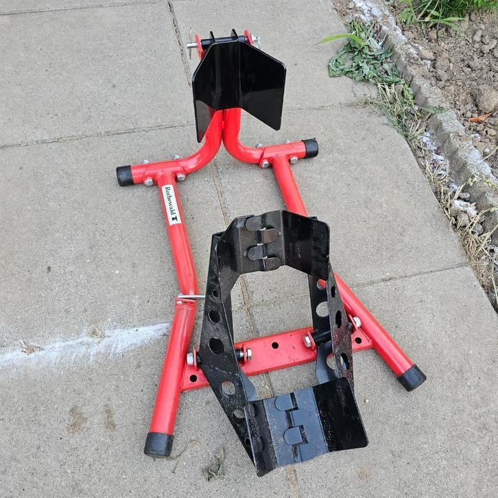 Rothewald Voorwielklem 17-18 inch rood, Auto-onderdelen, Motor en Toebehoren, Gebruikt, Ophalen