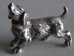 Miniatuur zilver DX5 hond teckel zilveren miniaturen, Zilver, Verzenden