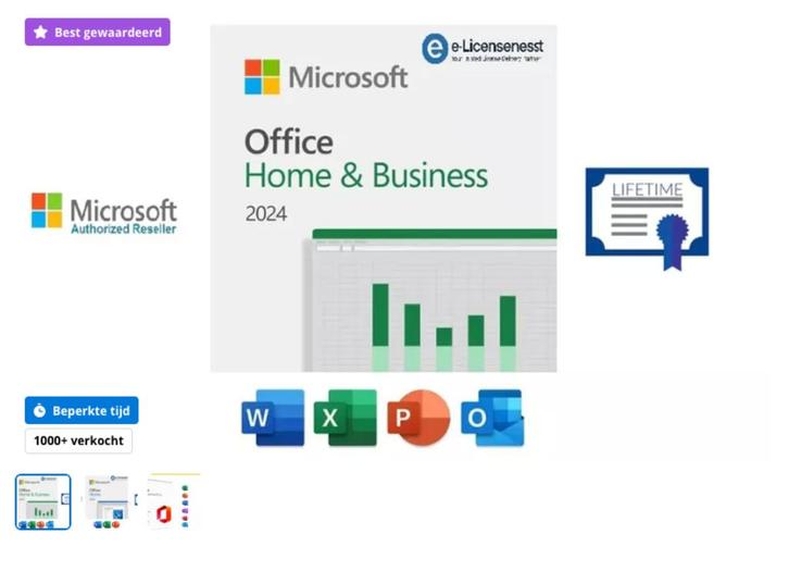Microsoft Office 2024 levenslange licentie voor MAC, Computers en Software, Office-software, Zo goed als nieuw, MacOS, Access