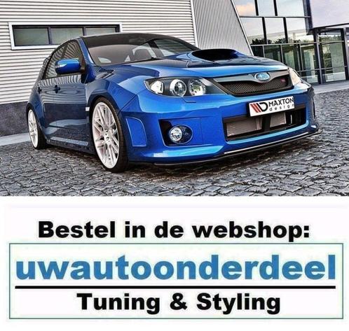 Maxton Spoiler Lip Splitter Voor Subaru Impreza Mk3 WRX STI, Auto diversen, Tuning en Styling, Verzenden