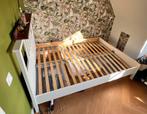 Ikea hemnes bedframe 140x200, Ophalen, Gebruikt, Wit, Tweepersoons