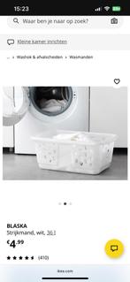Ikea was/strijk mand, Huis en Inrichting, Woonaccessoires | Schalen en Manden, Ophalen of Verzenden, Nieuw, Rond, Riet