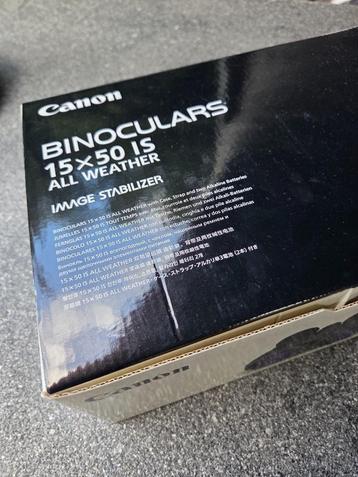 Canon verrekijker 15x50AW   NIEUW IN DOOS!!! beschikbaar voor biedingen