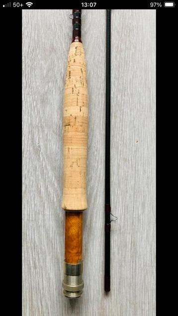 Hardy Favorite vliegenhengel 8 ft. # 4. Nieuwstaat. beschikbaar voor biedingen