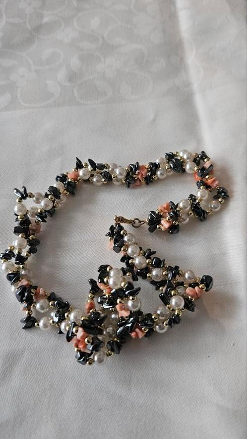 Charmante  vintageketting, Sieraden, Tassen en Uiterlijk, Broches, Zo goed als nieuw, Overige materialen, Verzenden