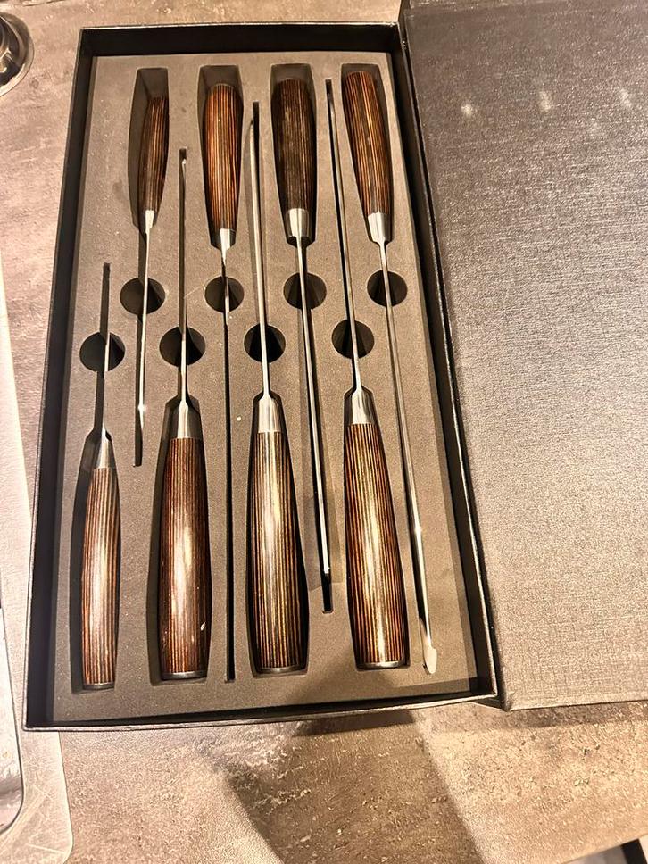 Japans Messenset - 8 Delig - Hoge Kwaliteit, Huis en Inrichting, Keuken | Bestek, Nieuw, Bestekset, Hout, Ophalen of Verzenden