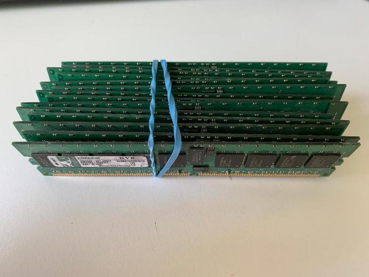 Kingston KVR667D2D8P5-1G 1GB 667MHz DDR2 CL5 ECC Memory, Computers en Software, RAM geheugen, Desktop, DDR2, Ophalen of Verzenden