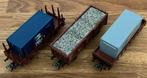3 Märklin DB wagons met lading, Wisselstroom, Wagon, Ophalen of Verzenden, Zo goed als nieuw