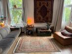 Handgeknoopt vintage tapijt -ca. 191 x 122 cm, 100 tot 150 cm, Info@bababoho.com, Crème, 200 cm of meer