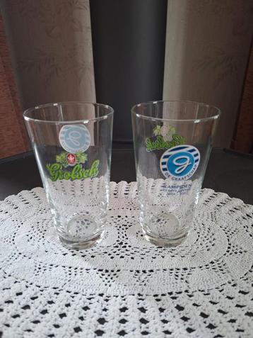 2 kampioensglazen De Graafschap  beschikbaar voor biedingen