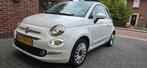 Fiat 500 1.2 2016 Wit lounge, Auto's, Voorwielaandrijving, 4 cilinders, 840 kg, Leder en Stof