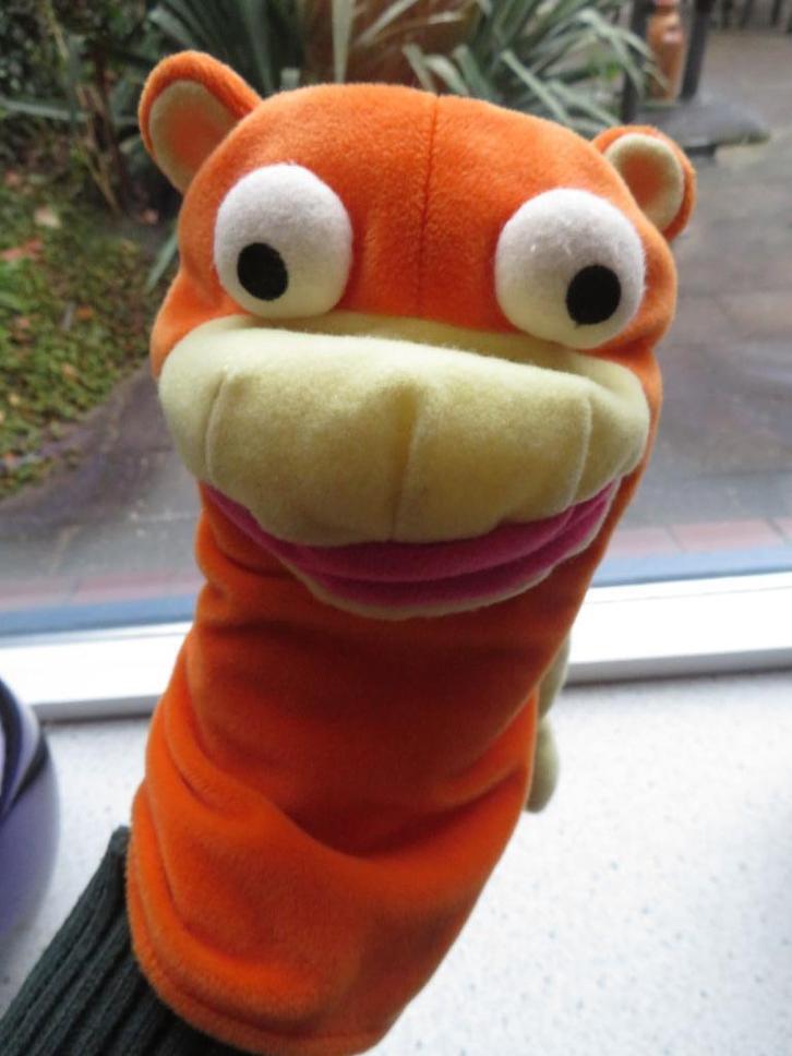 Handpop Aap van IKEA poppenkastpop Klappar Vild., Kinderen en Baby's, Speelgoed | Knuffels en Pluche, Gebruikt, Overige typen