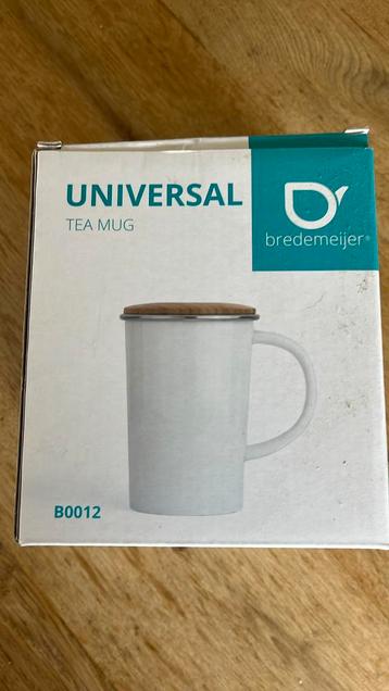 Bredemeijer B0012 thee beker met thee filter, nooit gebruikt beschikbaar voor biedingen