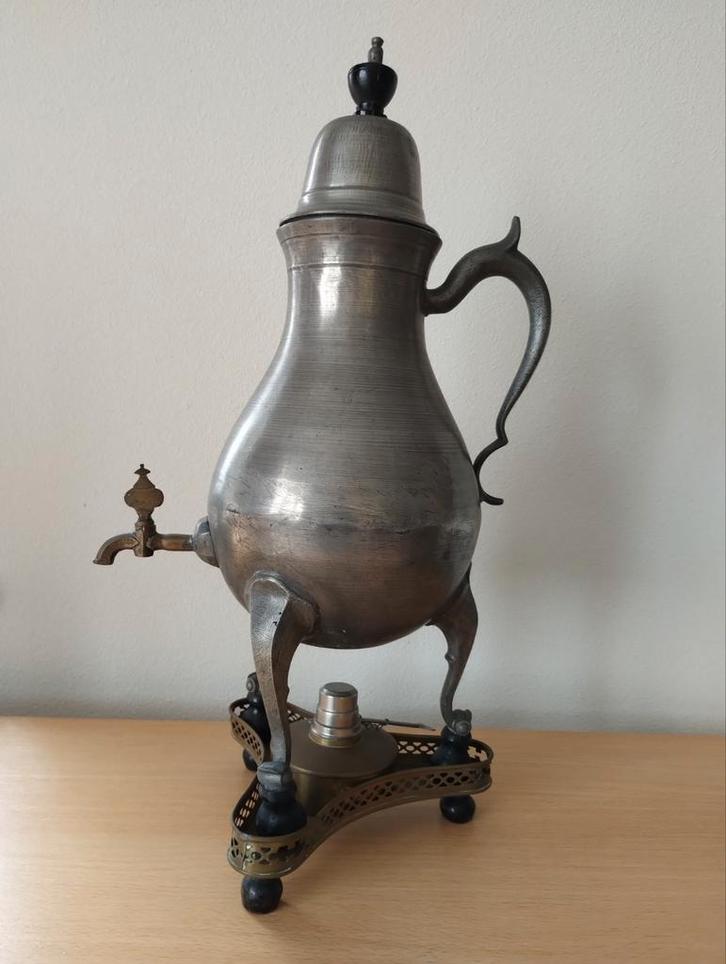 Antieke Tinnen Kraantjespot, Antiek en Kunst, Antiek | Tin, Ophalen