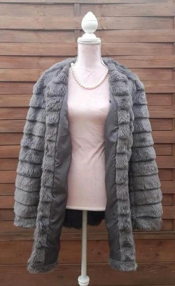 🐨FAUX FUR BONTJAS BONPRIX ZGAN! maat 44 valt klein🐨 beschikbaar voor biedingen