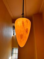 Prachtige Art Deco hanglamp met gemarmerd glas., Ophalen of Verzenden
