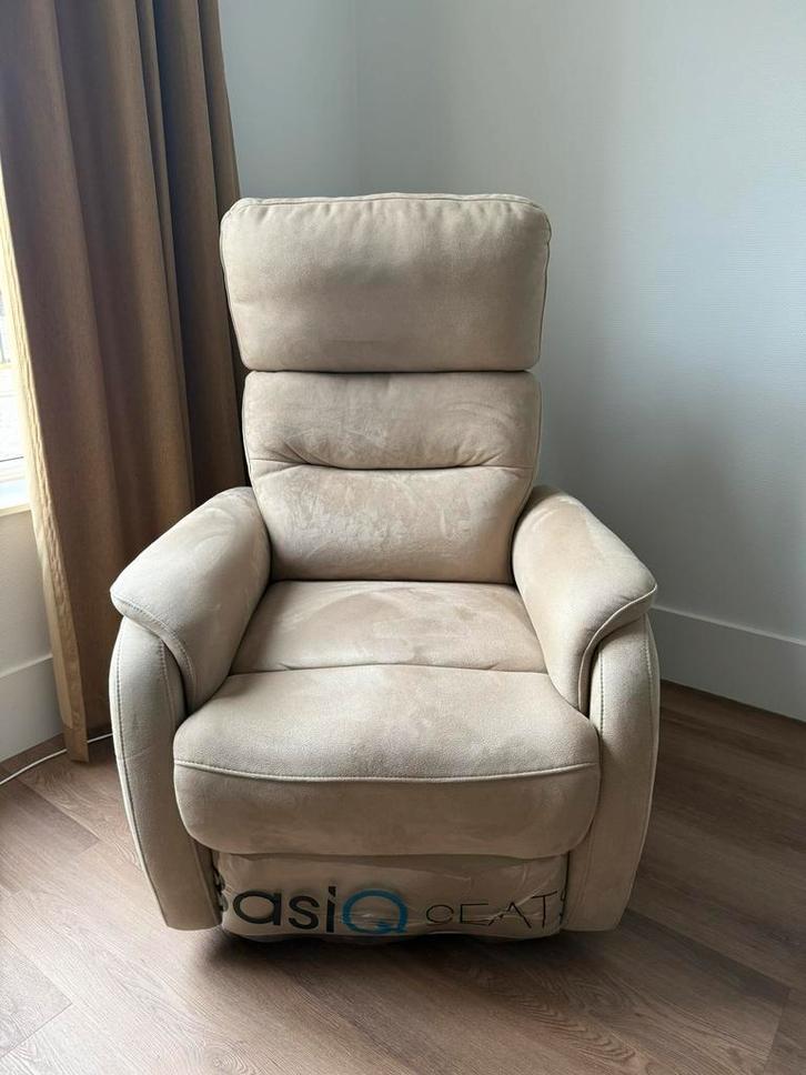 Vegro Monopoli Medium Sta-op & Relax Fauteuil, Huis en Inrichting, Fauteuils, Zo goed als nieuw, Stof, 50 tot 75 cm, Ophalen