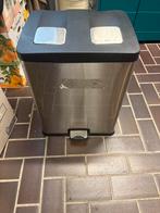 Eko Vuilnisbak - Zo Goed Als Nieuw!, Met pedaal, 50 tot 75 cm, Ophalen of Verzenden, Rvs