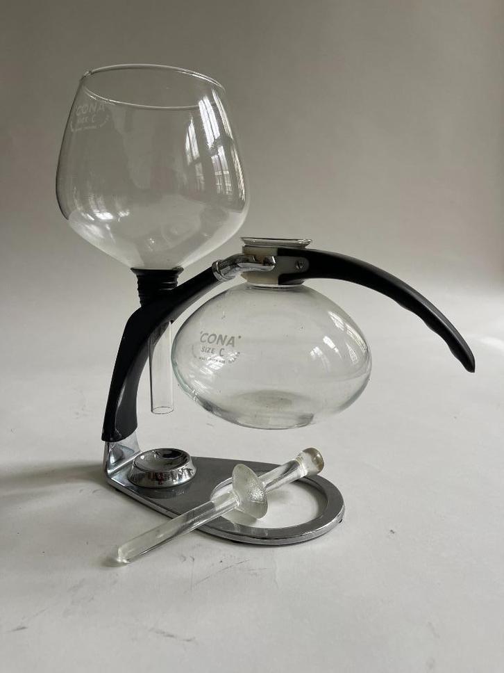 Vacuum Koffiezetter - Vintage Cona percolator - size C, Witgoed en Apparatuur, Koffiezetapparaten, Gebruikt, Gemalen koffie, Koffiemachine