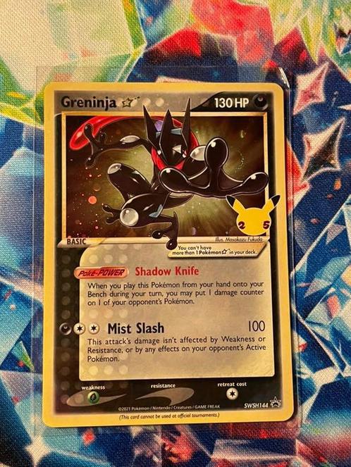 Greninja Gold Star SWSH144, Hobby en Vrije tijd, Verzamelkaartspellen | Pokémon, Nieuw, Losse kaart, Foil, Ophalen of Verzenden