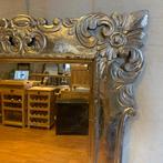 Barok Spiegel – Houten lijst zilver- 150 x 80 cm -TTM Wonen, Nieuw, Info@ttmwonen.nl, 75 tot 100 cm, 150 tot 200 cm
