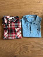 2 blouses H&M maat 122, Jongen, Gebruikt, Ophalen of Verzenden, Overhemd of Blouse