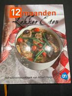 12 Maanden Lekker Eten - Albert Heijn Kookboek, Boeken, Voorgerechten en Soepen, Ophalen of Verzenden, Zo goed als nieuw, Gezond koken