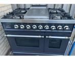 Boretti gasfornuis met dubbele oven,90cm breed, Gebruikt, 60 cm of meer, Ophalen of Verzenden, Energieklasse A of zuiniger