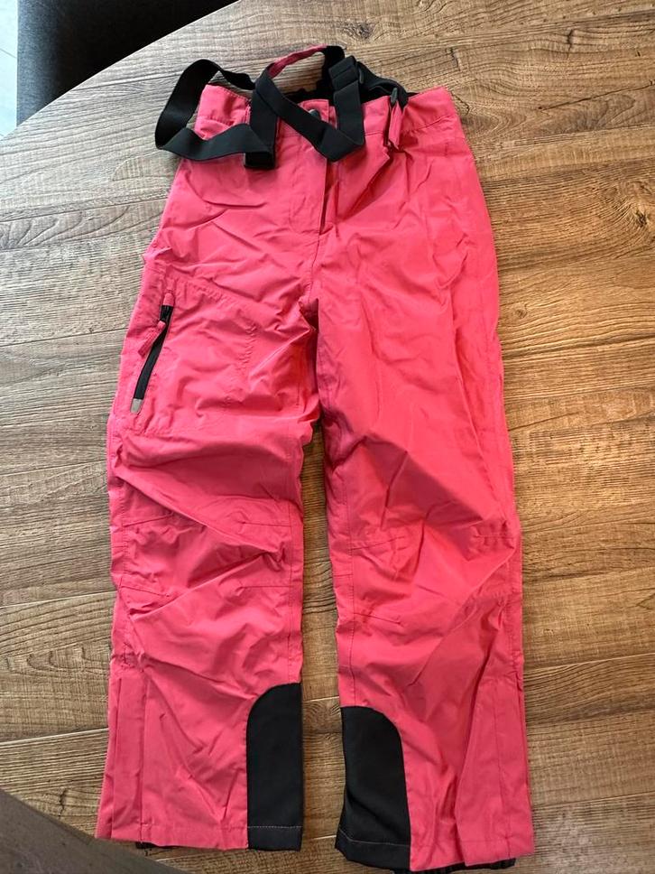 Skibroek kind Crivit 134-140 roze, Kinderen en Baby's, Kinderkleding | Maat 140, Zo goed als nieuw, Meisje, Broek, Ophalen of Verzenden