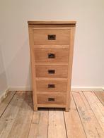 massief  teak  ladenkast   nieuw !!!, Ophalen, Strak, 5 laden of meer, Teakhout