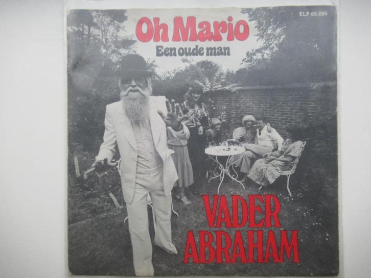 VADER ABRAHAM # OH MARIO  / EEN OUDE MAN., Cd's en Dvd's, Vinyl | Nederlandstalig, Zo goed als nieuw, Levenslied of Smartlap, Overige formaten