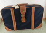 Nieuw en nooit gebruikt  Vintage Reiskoffer met Wieltjes, Gebruikt, Slot, 45 tot 55 cm, Leer