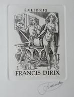 Exlibris Frank-Ivo van Damme, drukker en muze, Antiek en Kunst, Verzenden