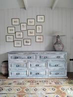 Dressoir/ladenkast 207x59x90h, Ophalen, Gebruikt, Stoere landelijke brocante, 200 cm of meer