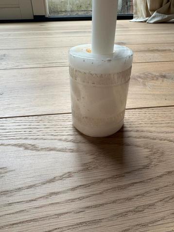 Vintage Kandelaar Wit/Crème beschikbaar voor biedingen